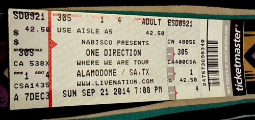 One direction where we - one,