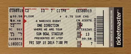 2014 one direction where - where, we